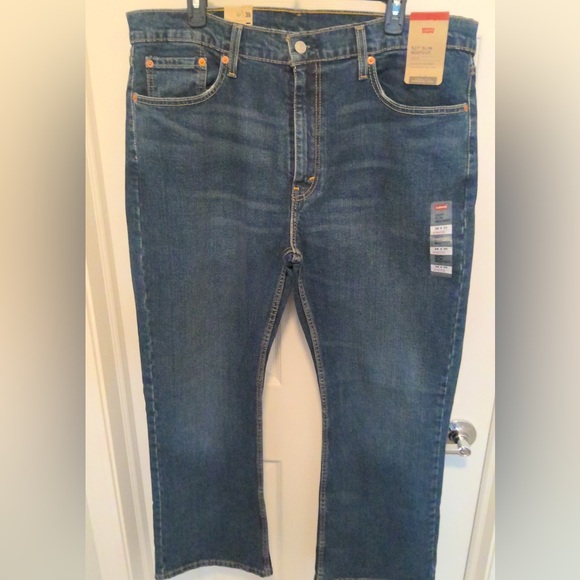 Levi’s 527™ Slim Bootcut Men’s Jeans Dark Wash 38 X 30 - Picture 7 of 16